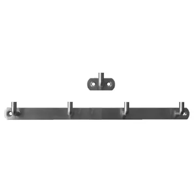 Coat Hook, 1 Coat Hook, Stainless Steel 58 mm