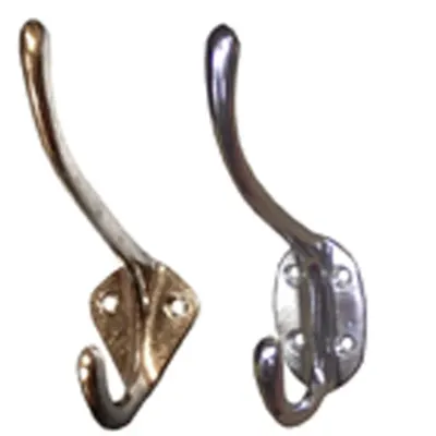 Coat Hook Alu Polished 130 mm