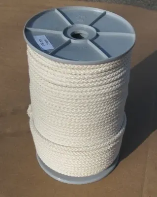 Corde Coton Tressée 5 mm (Bobine 100 m)