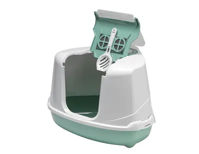 Bac À Litière pour Chat Maro Corner Vert 2