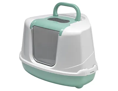 Cat Litter Box Maro Corner Green