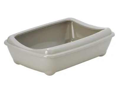 Kattenbak Maro Open met Rand Grijs 43x31x12cm 1