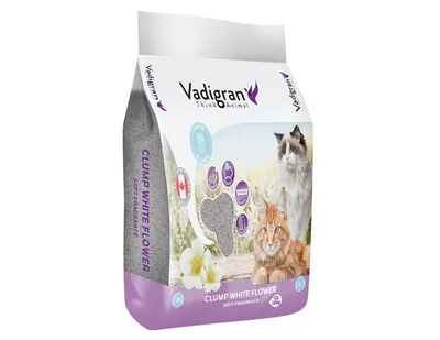 Kattenbak Vulling Bentoniet Witte Bloesem 12 kg 1