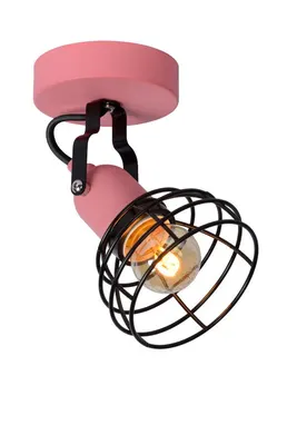 Kinder-Roze-1xe27-60w-Metaal
