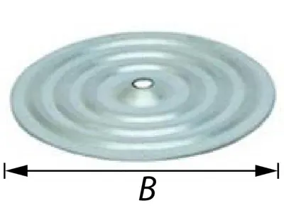 Clamp Rosettes for Insulation 70 mm 25pcs