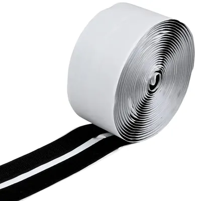 Klittenband Zelfklevend Zwart 19 mm X 4.5 m 3