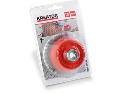 Brosse Boisseau M14 Ø 100 mm Acier