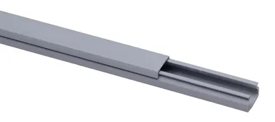 Kopp Cable Tray 15x10 Loose Cover Self-Adhesive Gray