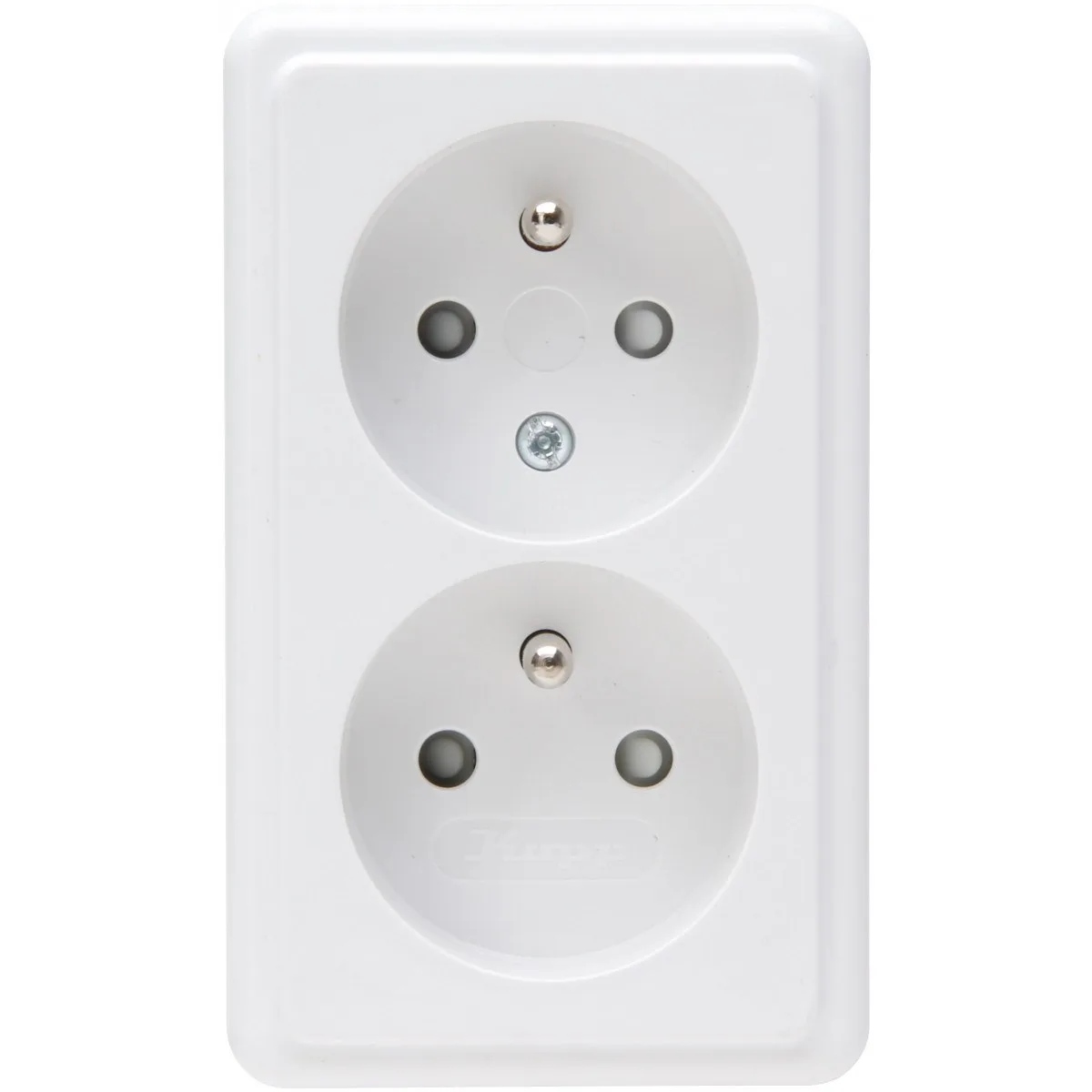 Kopp Opbouw Indoor Dubbele Wandcontactdoos 2v