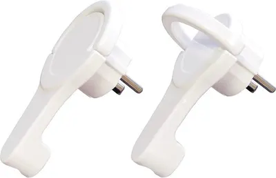 Kopp Stekker Extra Plat Wit 2