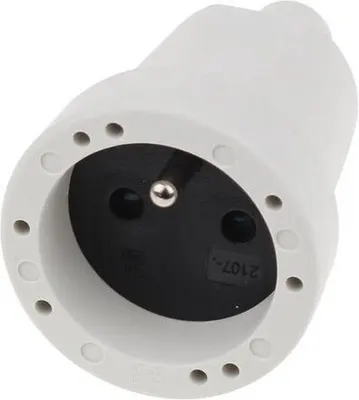 Koppelstekker Pvc Wit 4