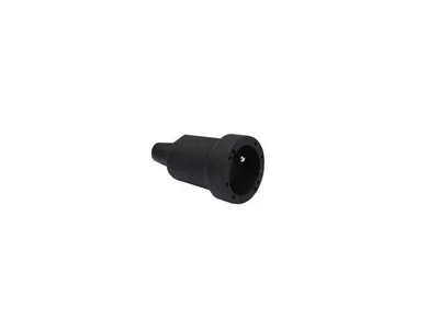 Coupling Plug Pvc Black