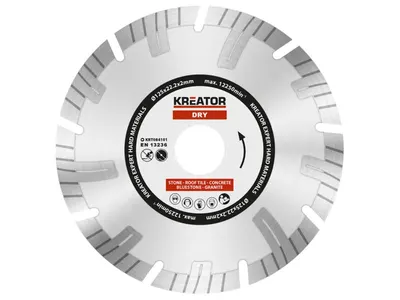 Kreator Slijpschijf Diamant 125 mm Droog