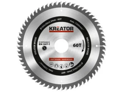 Kreator Cutting Disc Wood 185 mm