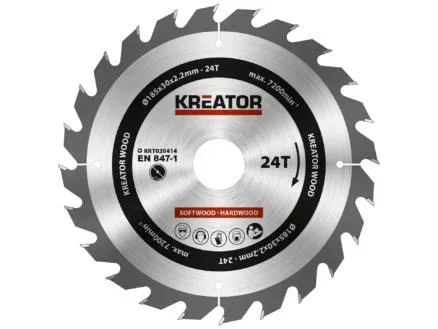 Kreator Snijschijf Hout 185 mm
