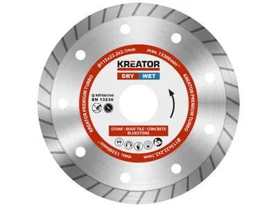 Kreator Steenschijf 115 mm Droog/nat