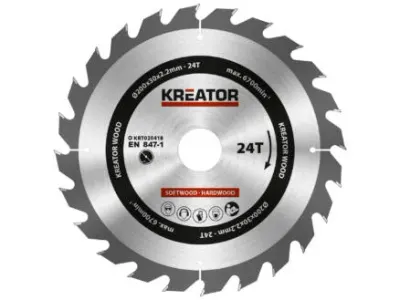 Lame de Scie Circulaire Ø 200x30x2,2mm 24t