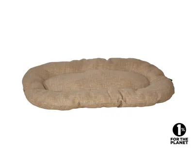 Coussin Ovale Adelle Beige 80x57cm
