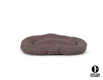 Cushion Oval Adelle Brown 45x30cm