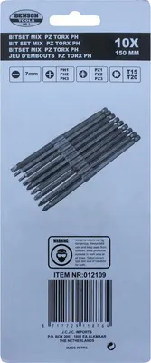 Lange Bit Set 9dlg 3