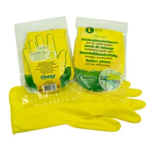 Latex Huishoud Handschoenen Large 1