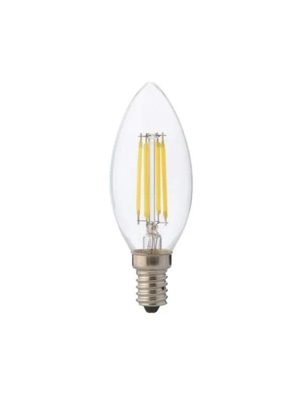 Led Kaarslamp Filament E14 4w Dimbaar
