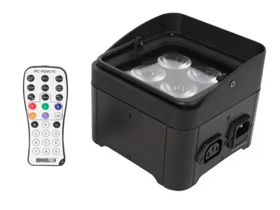 Spot de Sol Led 4x4w + Rgb - Uv 4