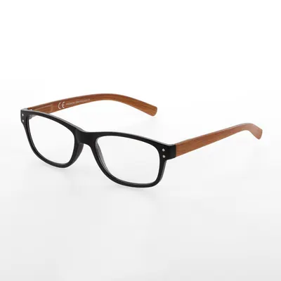 Lunettes de Lecture Aspect Bois Noir +3,00