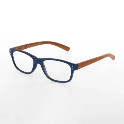 Lunettes de Lecture Wood Look Bleu +2,5