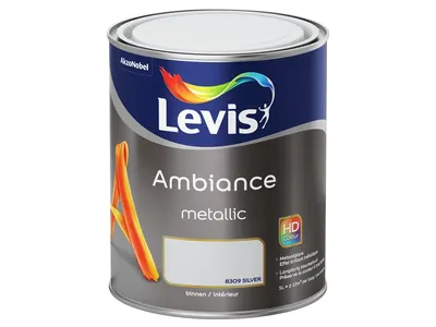 Levis Ambiance Wall Metallic Silver 1 l