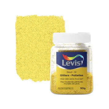 Levis Glitter for Wall Paint Gold 50gr