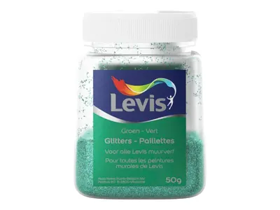 Levis Glitter pour Peinture Murale Vert 50gr