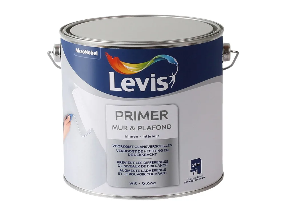 Levis Primer Muur/plafond Binnen 2.5 l