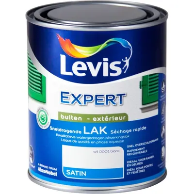 Levis Sneldrogende Lak Expert Buitenhout Wit Zijdeglans 750 m