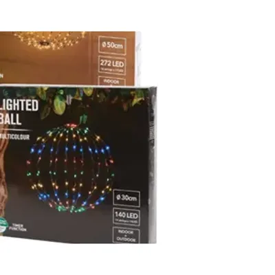 Lichtbol 30 cm Multicolor 1