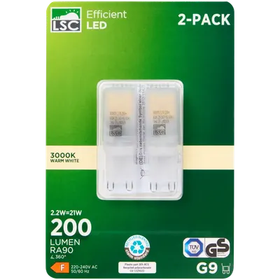 Lsc Led G9 2.2w 3000k