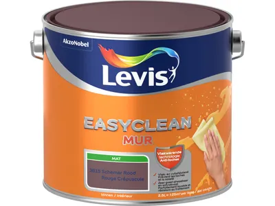 Lv Easyclean Wall Matt Sch Red 2.5 l