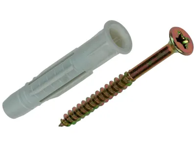 Mack Univ. Plug + Screw Polyeth 6pcs 10 mm 6x7.0mm