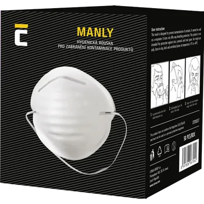 Manly Mondmasker 50st 2