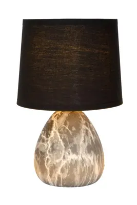 Marmo Tafellamp-Zwart-Ø16-1xe14-40w-Kerami.