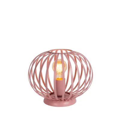 Merlina Tafellamp Kinder-Roze-Ø25,5-1xe27-40w 1