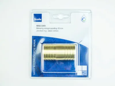 Messing Slangverbinding 32/32mm