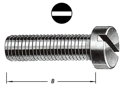 Metal Bolts Cyl. Head with Nut M3 X 16 mm