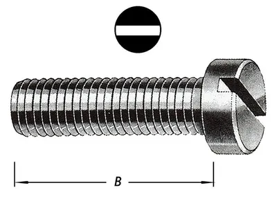 Metal Bolts Cyl. Head with Nut M4 X 20 mm