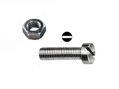 Metal Bolts Cyl. Head with Nut M5 X 25 mm