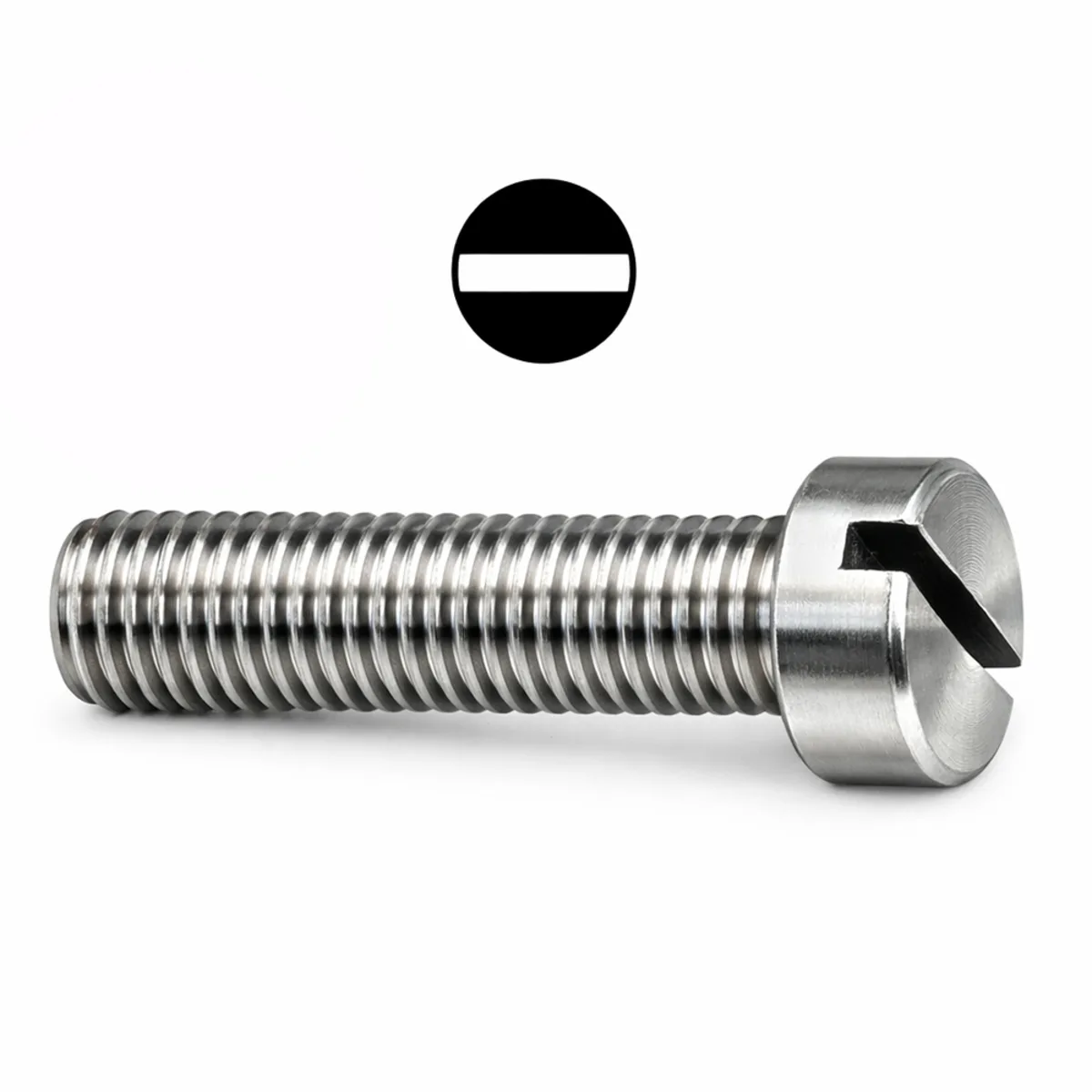 Metaalbouten, Cil.kop, Rvs M6 X 20 mm
