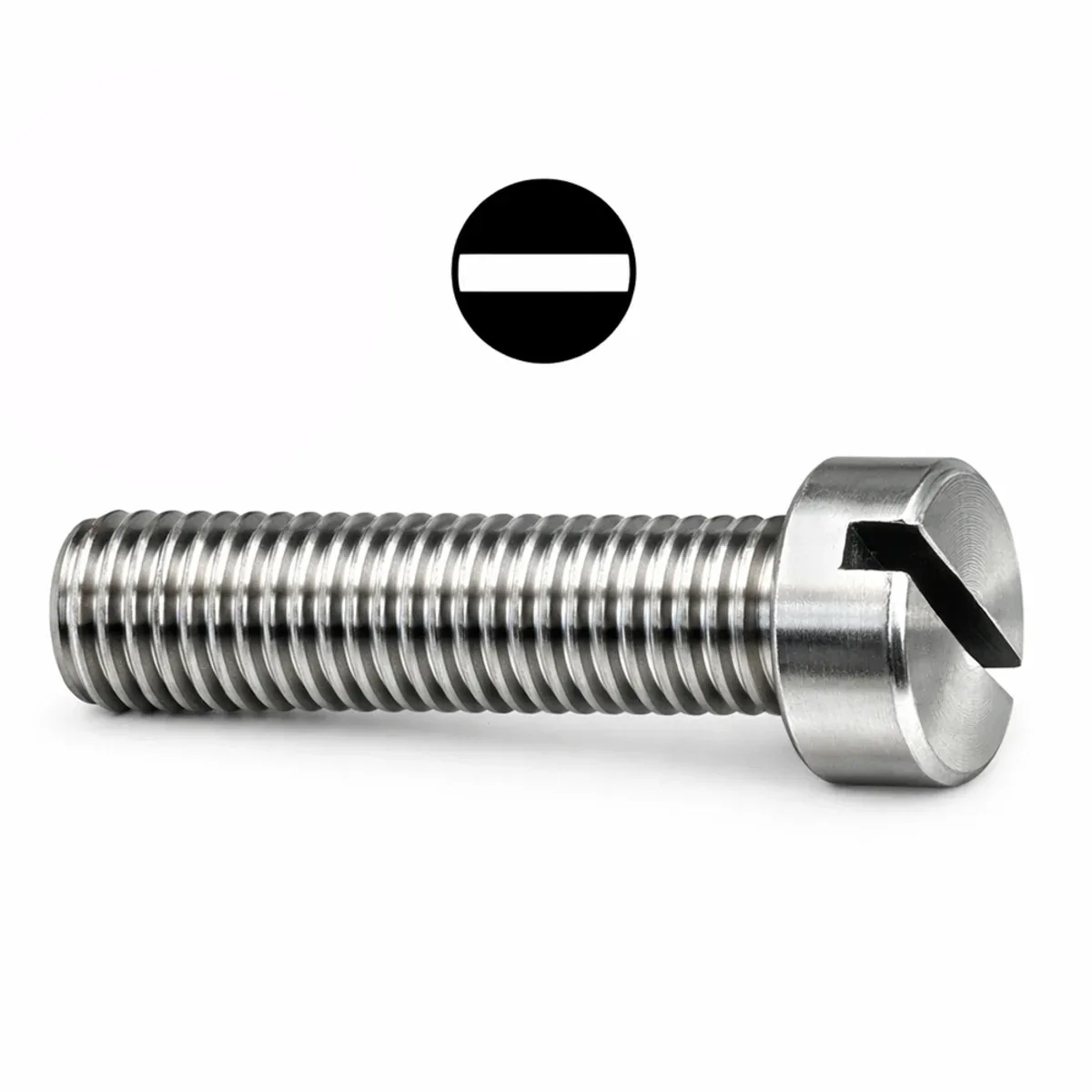 Metaalbouten, Cil.kop, Rvs M6 X 30 mm