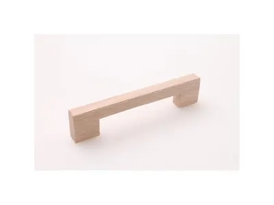 Furniture Handle, Angular, Oak 96 mm
