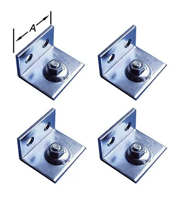 Furniture Handle Angular Stainless Steel Color
