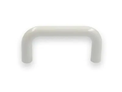 Furniture Handle, Plastic, White 64 mm